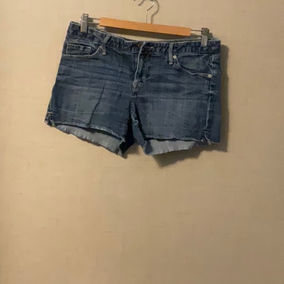 Mossimo Supply Co Blue Jean Shorts with Cuffed Hems - Picture 1 of 6